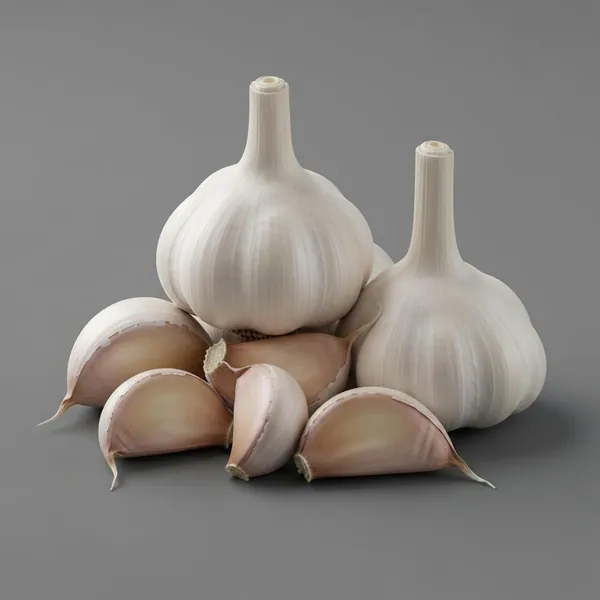 Garlic, peeled, raw