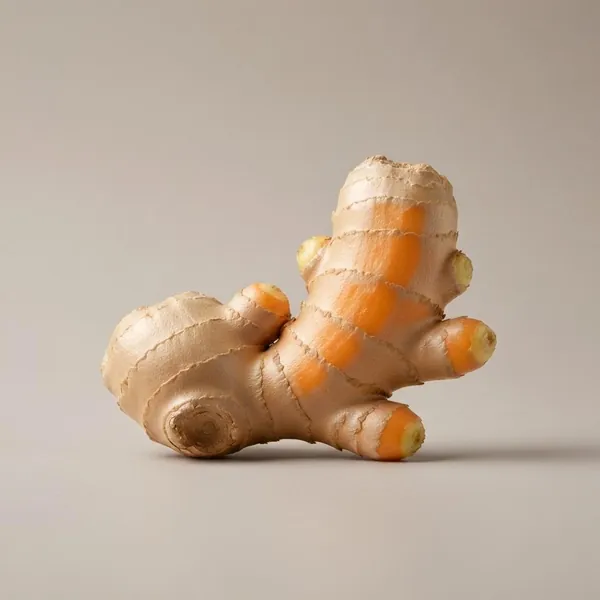Ginger, root, peeled, raw