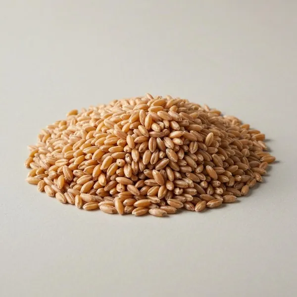 Grain, farro, whole, cooked