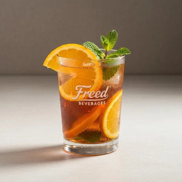 Iced tea drink, Citrus, Freed Beverages