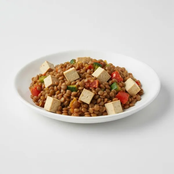 Lentil, Tofu & Vegetable Hash, Ready Meal, No Bloat