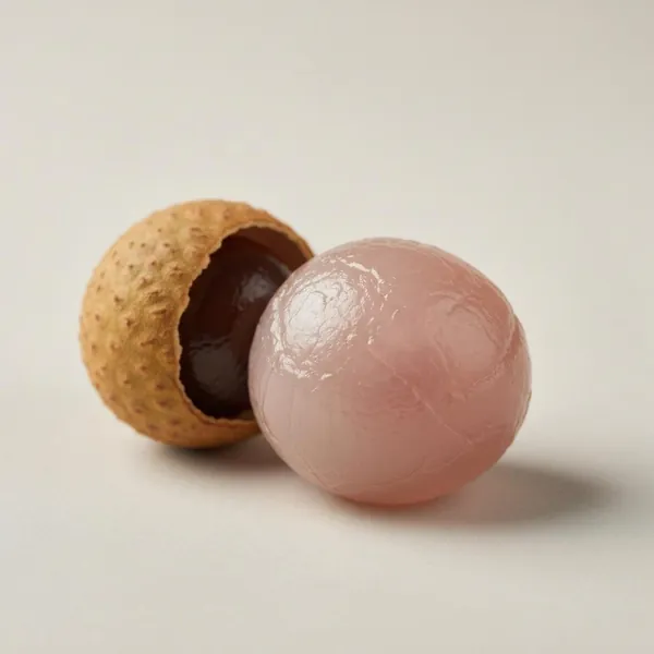 Longan, peeled, pitted, raw