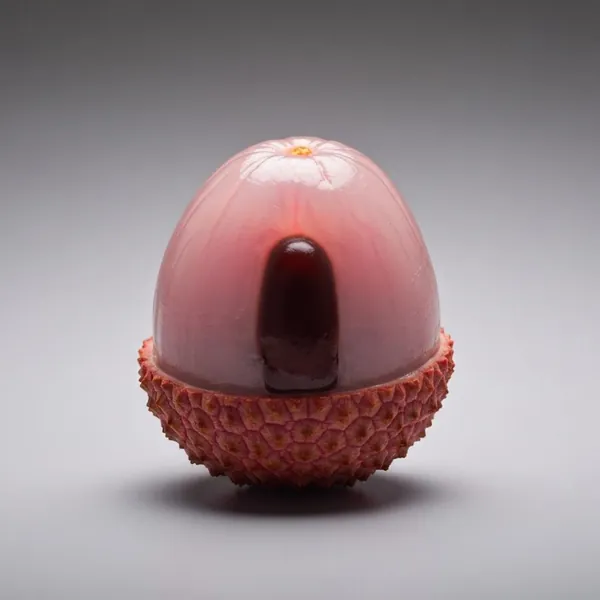 Lychee, peeled, pitted, raw