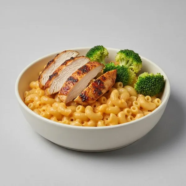 Mac & Cheese with BBQ Roasted Chicken & Broccoli, Prepared Meal Delivery, ModifyHealth