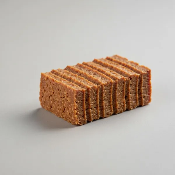 Meat alternative, vegetarian, textured vegetable protein (TVP) (soy protein based)