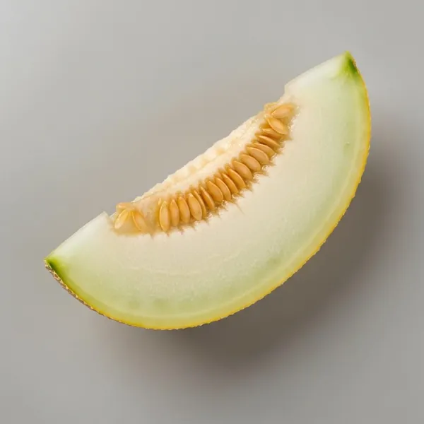 Melon, honey dew, white skin, peeled, deseeded, raw