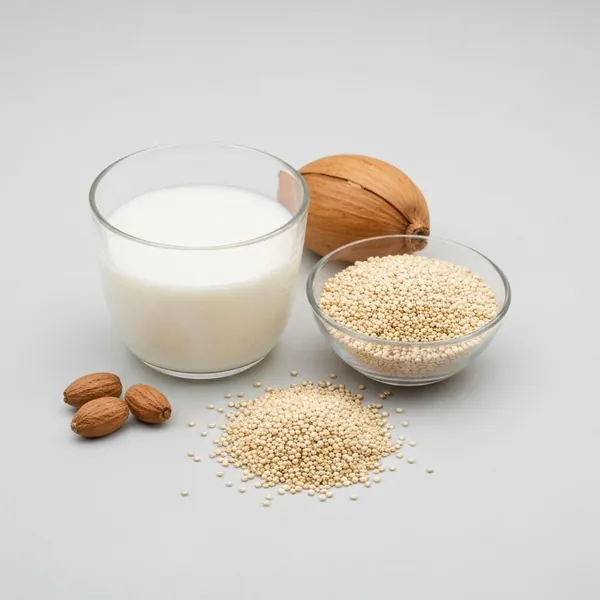 Milk, quinoa, unsweetened