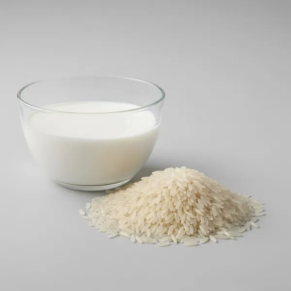 Milk, rice