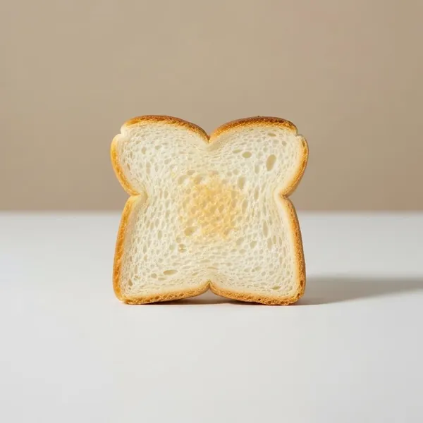 Mini toast, white