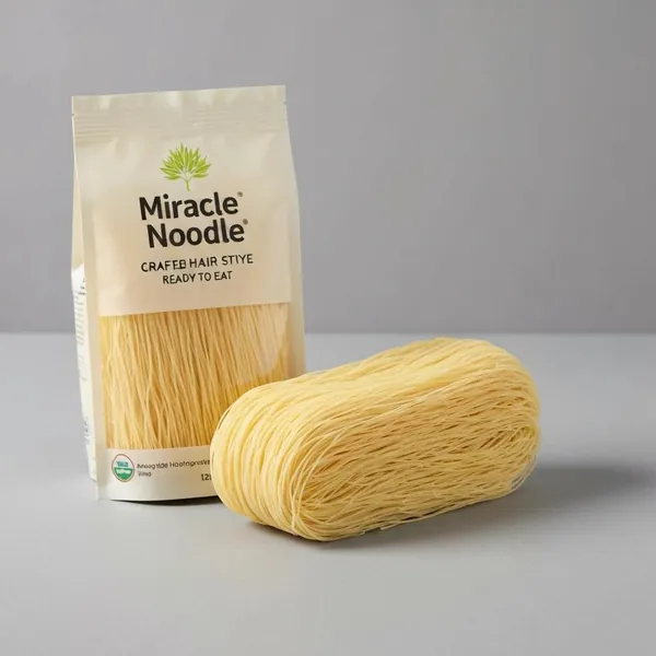 Noodle, Angel Hair Style, Ready-To-Eat, Organic, Miracle Noodle
