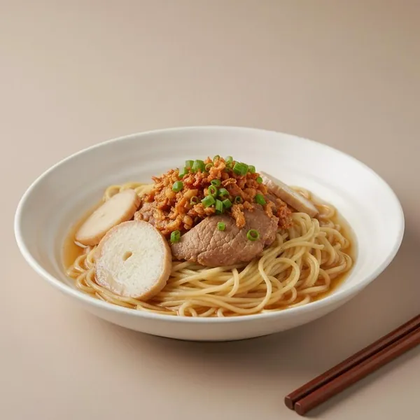 Noodle, hokkien (wheat), cooked