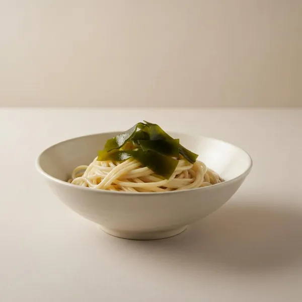 Noodle, kelp, cooked