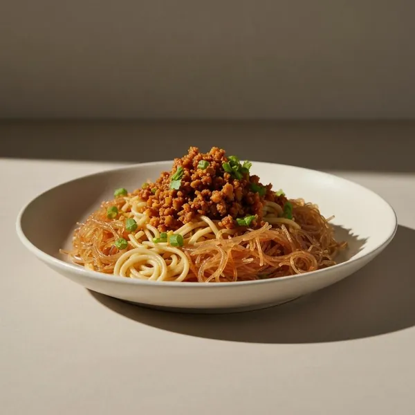 Noodle, vermicelli (brown rice), cooked