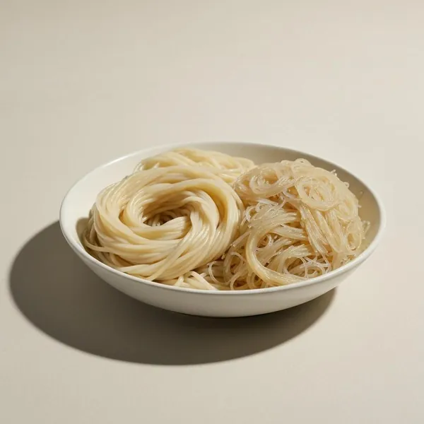 Noodle, vermicelli (mung bean), cooked