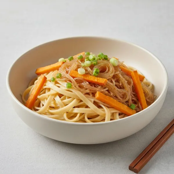 Noodle, vermicelli (sweet potato), cooked
