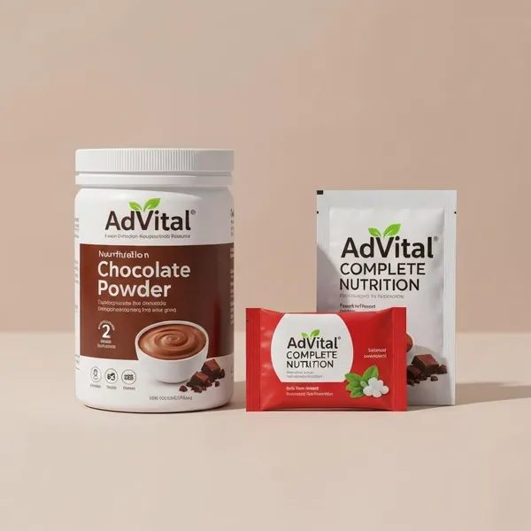 Nutritional supplement, AdVital Chocolate Powder, AdVital Complete Nutrition