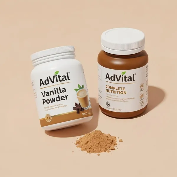 Nutritional supplement, AdVital Vanilla Powder, AdVital Complete Nutrition