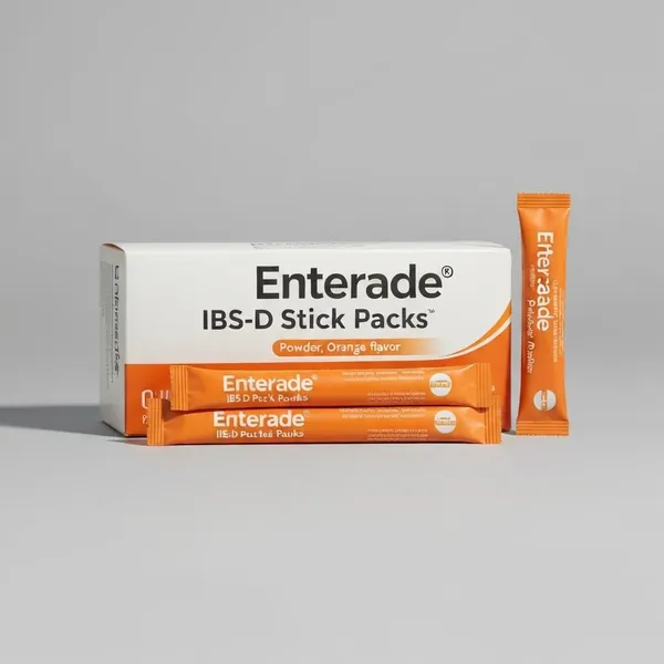 Nutritional supplement, enterade® IBS-D Stick Packs, Powder, Orange Flavor