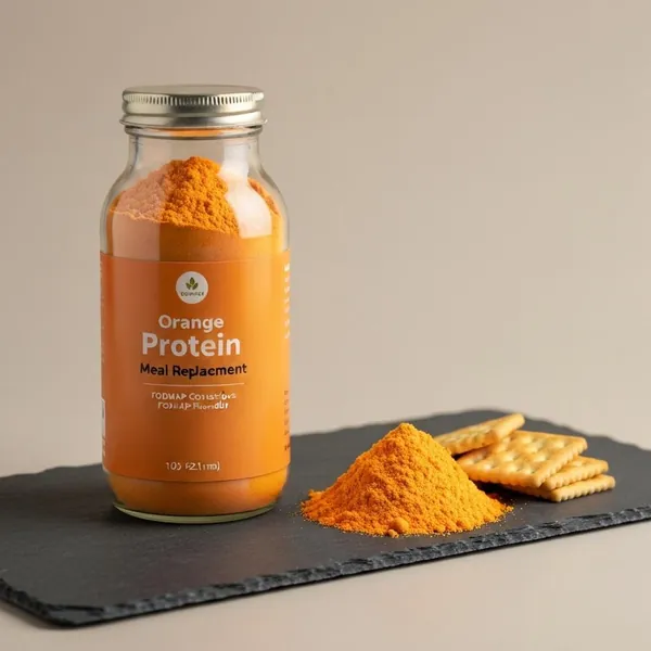 Nutritional supplement, Orange Protein Meal Replacement, FODMAP Foods