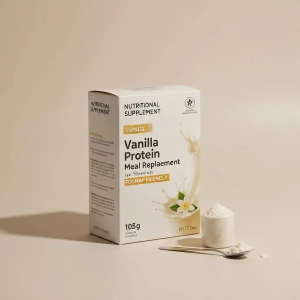 Nutritional supplement, Vanilla Protein Meal Replacement, FODMAP Foods