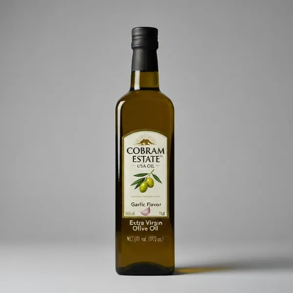 Oil, Garlic Flavor Extra Virgin Olive Oil, Cobram Estate USA