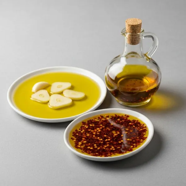 Oil, olive, garlic infused