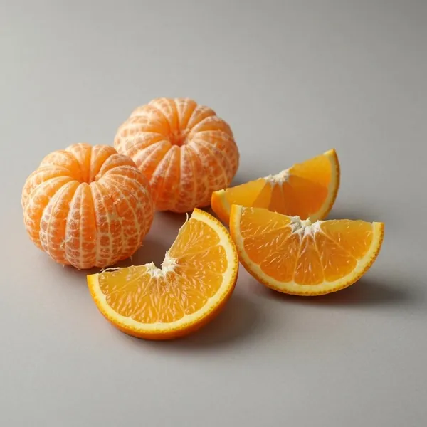 Orange, navel, peeled, raw