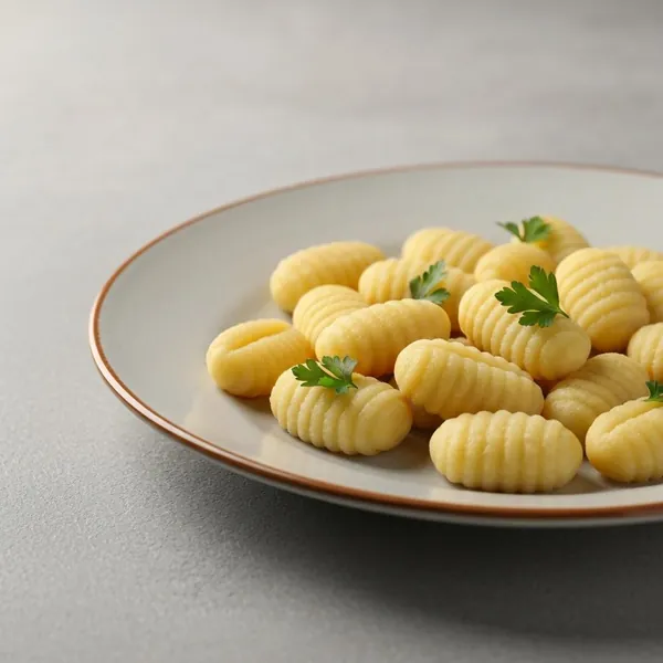 Pasta, gnocchi (wheat), cooked