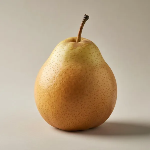 Pear, nashi, unpeeled, pitted, raw