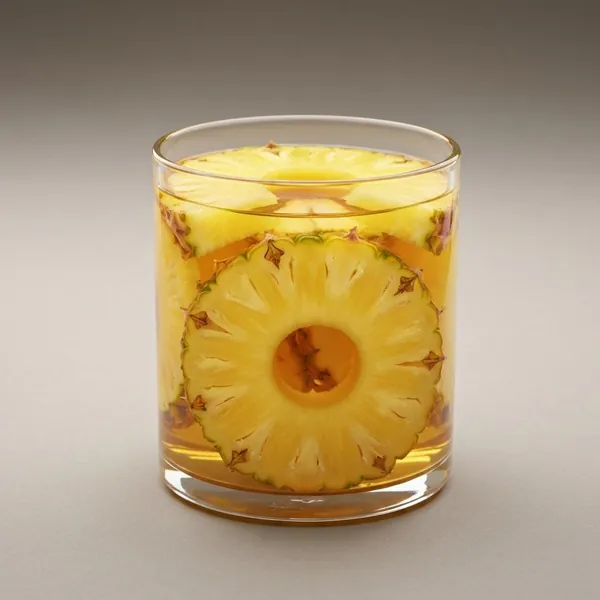 Pineapple, canned in juice, slices, drained