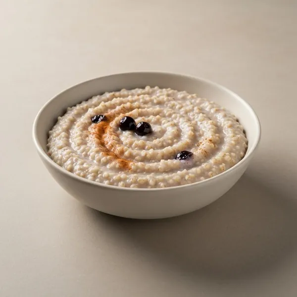 Porridge, sorghum, cooked