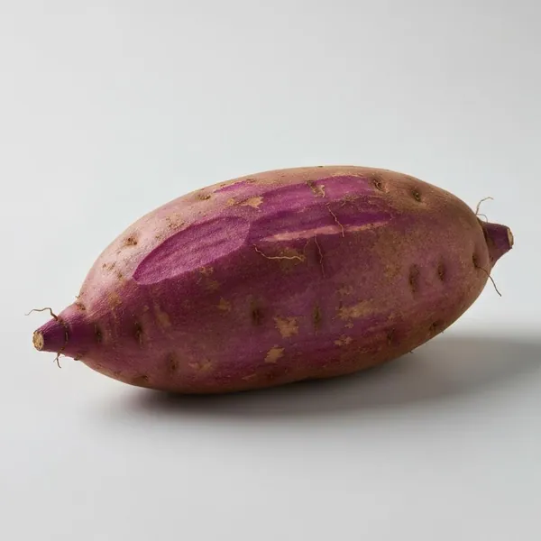 Potato, sweet / kumara, purple, unpeeled, raw