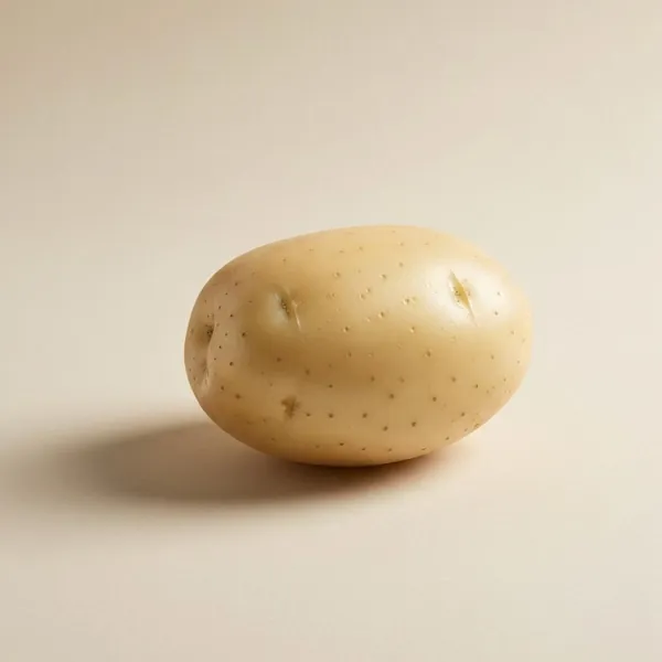 Potato, white, unpeeled, raw