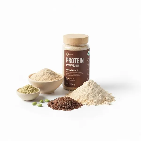 Protein powder, brown rice, sprouted, organic