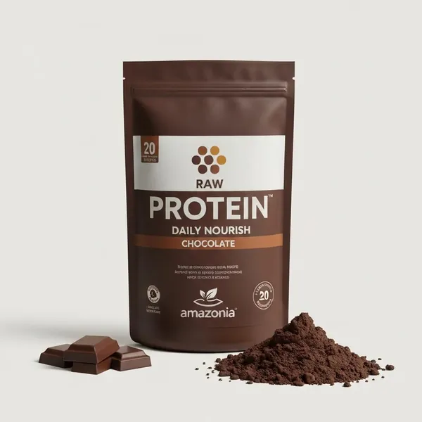 Protein powder, Raw Daily Nourish, Chocolate, Amazonia