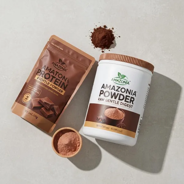 Protein powder, Raw Gentle Digest, Chocolate, Amazonia