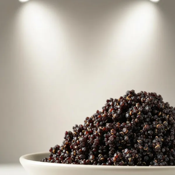 Quinoa, black, cooked