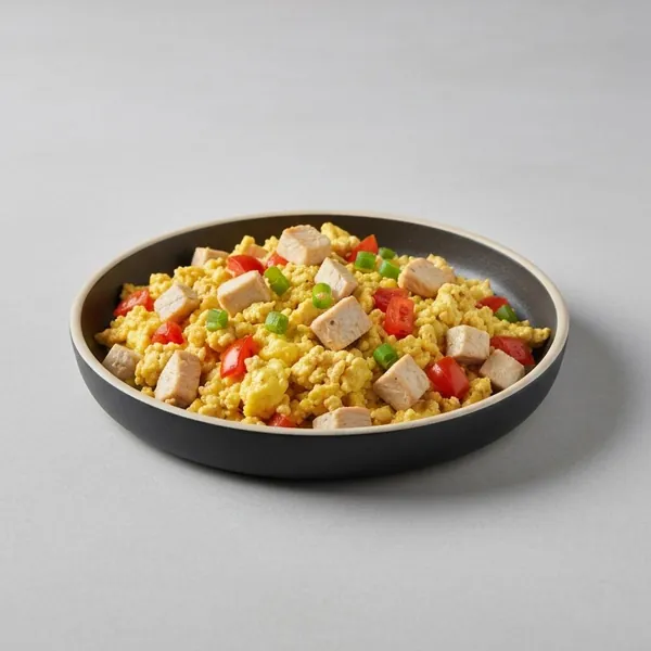 Ranchero Egg Scramble with Chicken, Prepared Meal Delivery, ModifyHealth