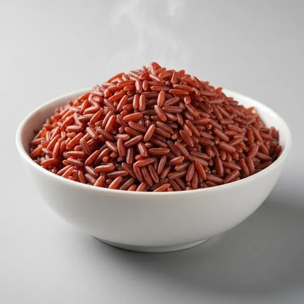 Rice, red, cooked