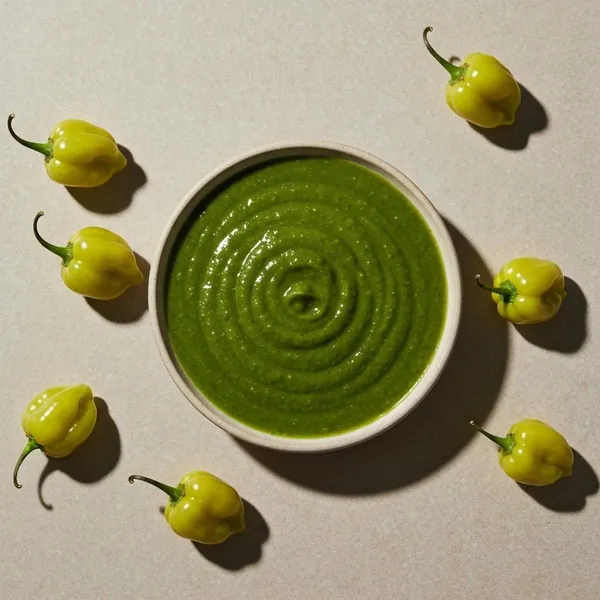 Sauce, habanero, green