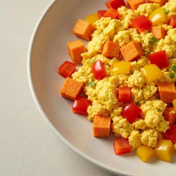 Scrambled Eggs with Sweet Potato & Bell Pepper, Prepared Meal Delivery, ModifyHealth