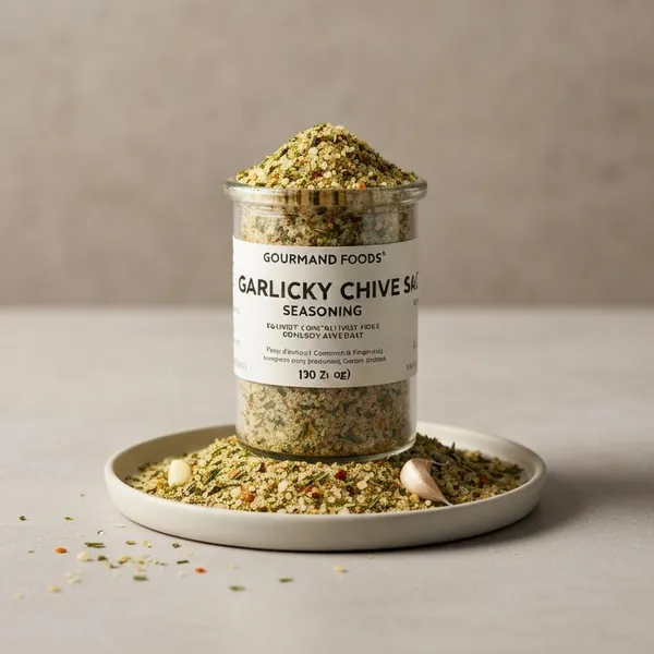 Seasoning, Garlic Chive Salt, Gourmend Foods