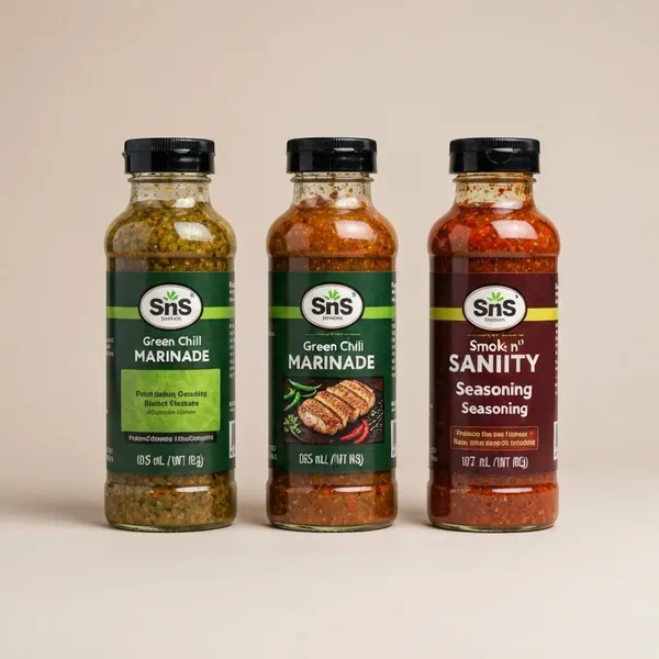 Seasoning, SnS Green Chili Marinade, Smoke N Sanity
