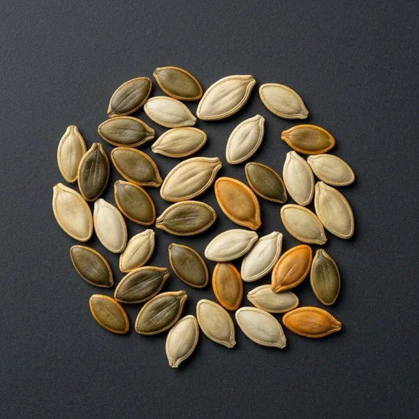Seed, pumpkin, hulled, dried