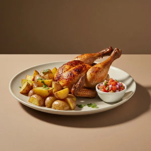 Smokey Chicken with Roasted Chat Potatoes & Salsa, Prepared Meal Delivery, Dineamic
