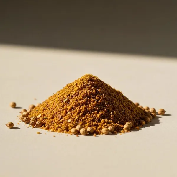 Spice, coriander seed, dried, ground