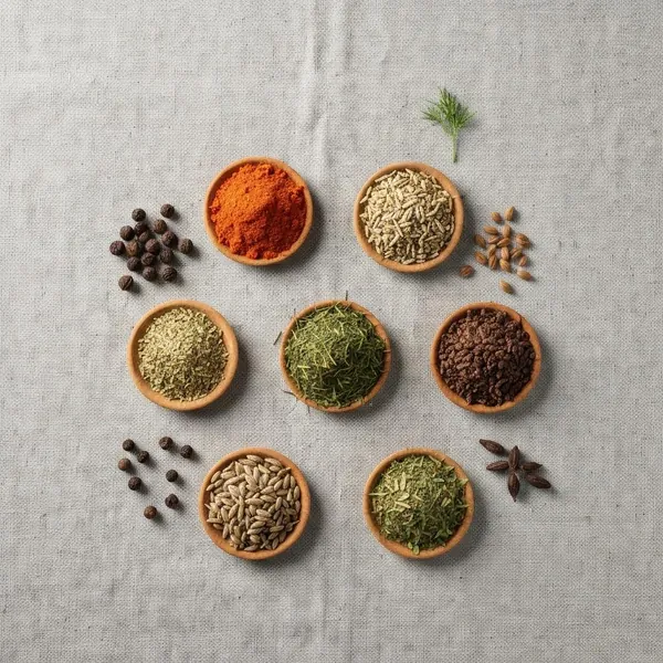 Spice, dill, seed, dried