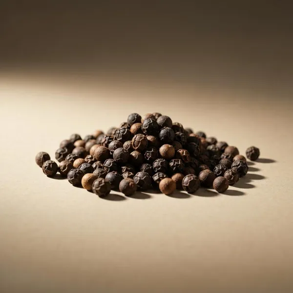 Spice, pepper, black, dried, whole