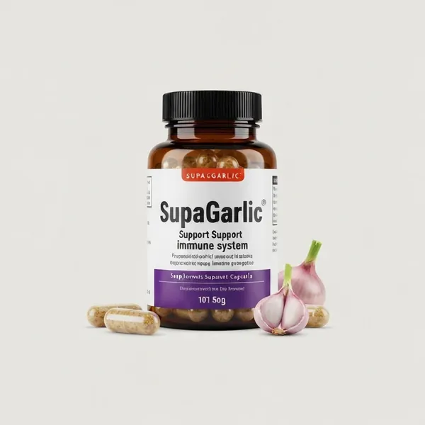 Supplement capsule, Immune Support, SupaGarlic