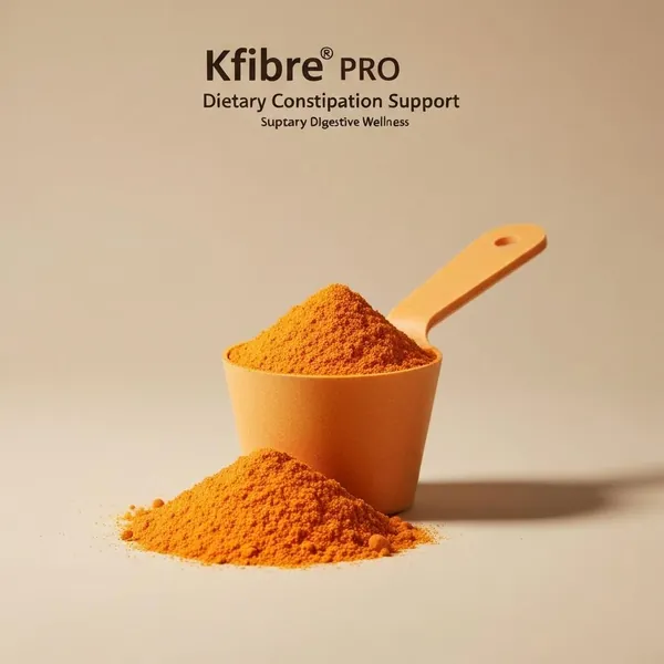 Supplement powder, Kfibre® Pro Dietary Constipation Support, natural orange, Kfibre®